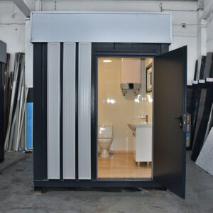 Conteneur sanitaire, WC, urinoir, conteneur de toilettes 2,2x2,5m