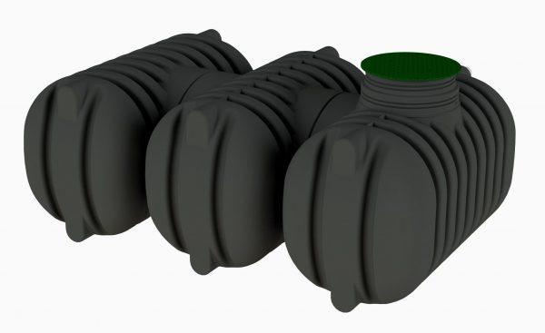Réservoir d’eau souterrain alimentaire RIKUTEC AT 112 – PEHD – 280 kg – Ø600 mm – 15340075