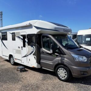 Chausson Flash 718 XLB – Profilé 7,49 m – 4 couchages – Ford Transit 155 CV – Équipé + Options