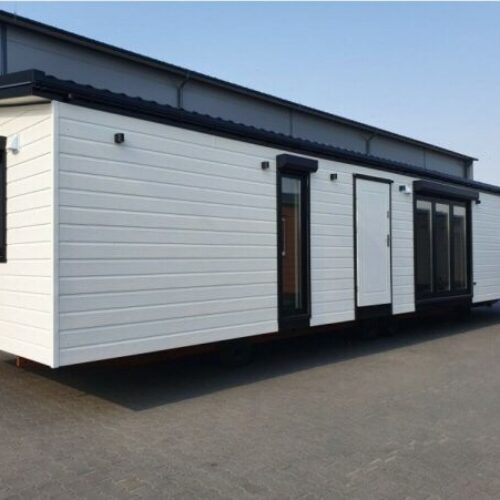 Maison conteneur 12×4 m – 48 m² – 3 chambres – Isolation renforcée – Clé en main